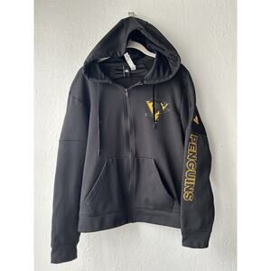 Adidas Pittsburgh Penguins NHL Hoodie Jacket Small Black ClimaWarm Full Zip